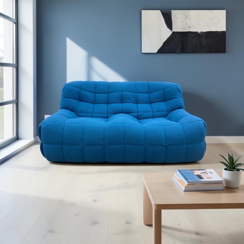 Sofa settee blue ligne roset - settee,