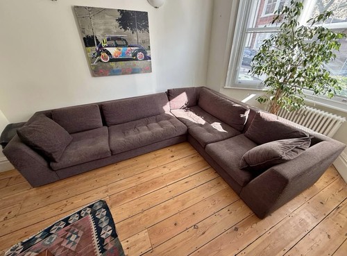 Brown lignet roset seater - brown,
