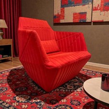 Ligne Roset red Facett chair