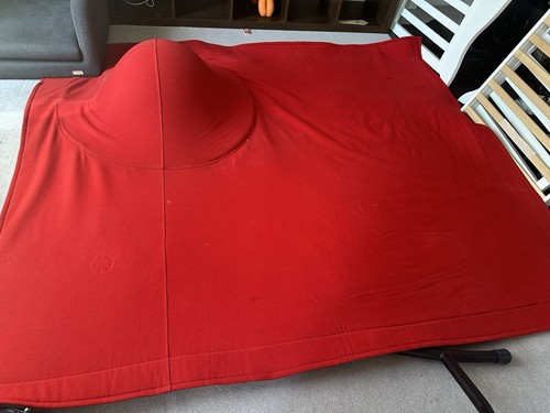 Ligne roset red designer rug - roset,