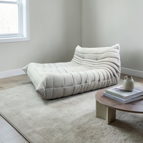 Chaise longue sofa - togo, grey